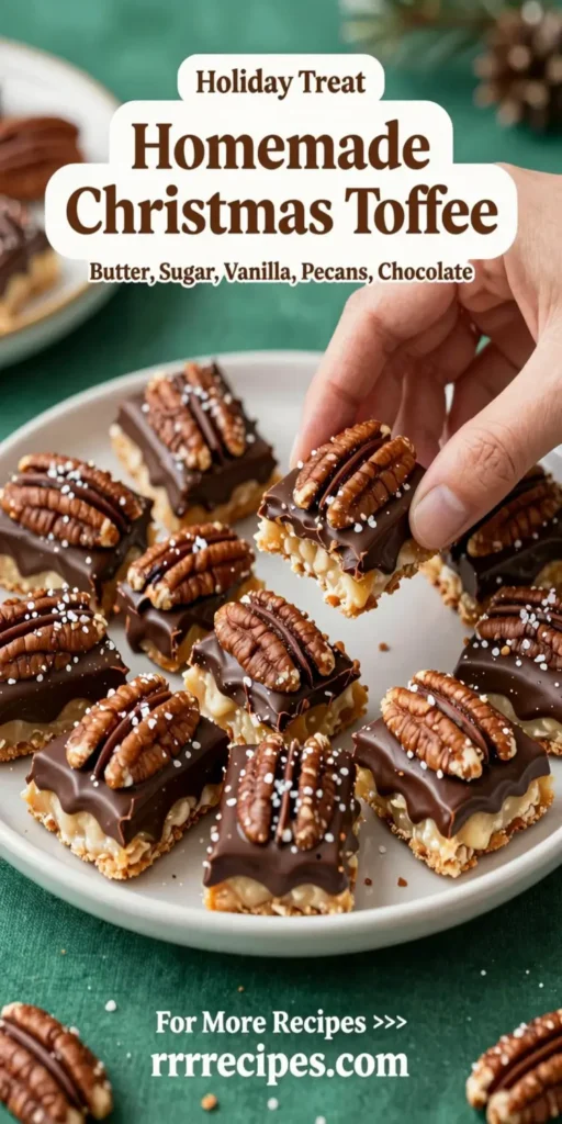 Homemade Christmas Toffee