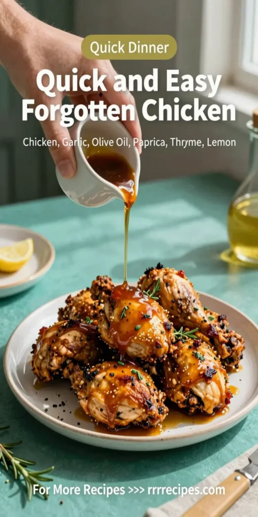 Quick and Easy Forgotten Chicken