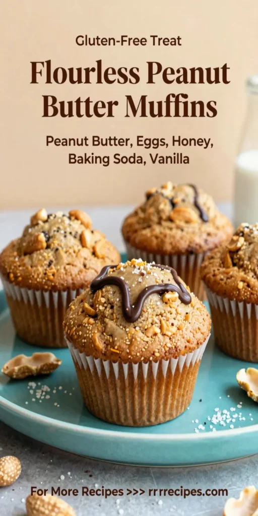 Flourless Peanut Butter Muffins