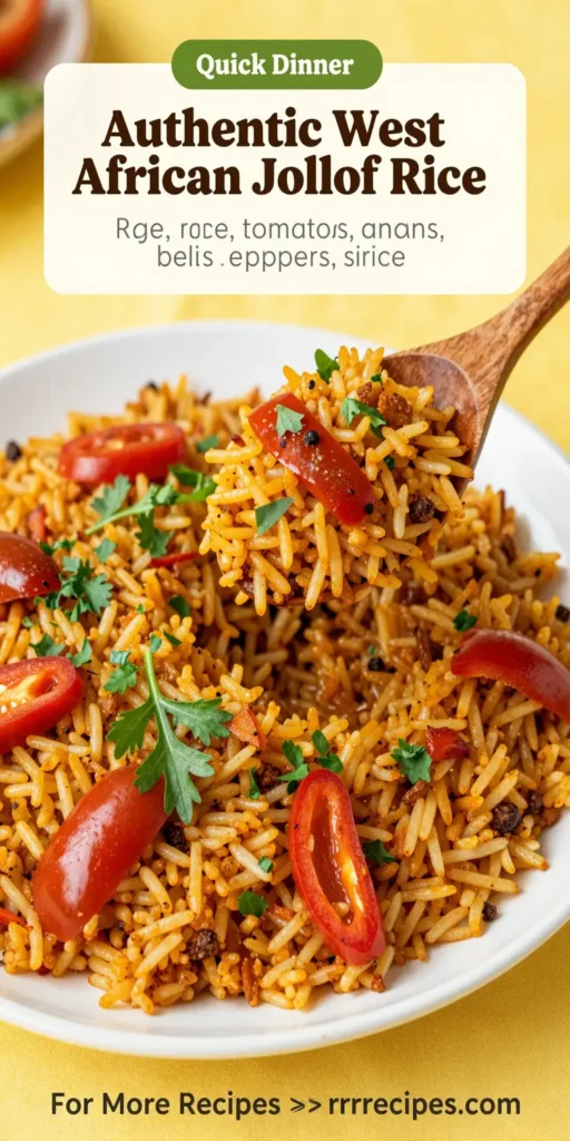 Authentic West African Jollof Rice