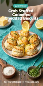 Crab Stuffed Cheddar Biscuits