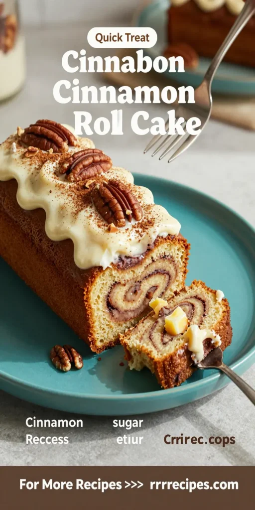 Cinnabon Cinnamon Roll Cake