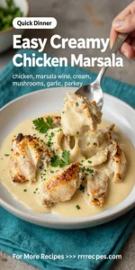 Easy Creamy Chicken Marsala