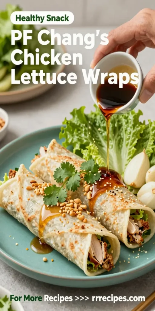 PF Chang's Chicken Lettuce Wraps