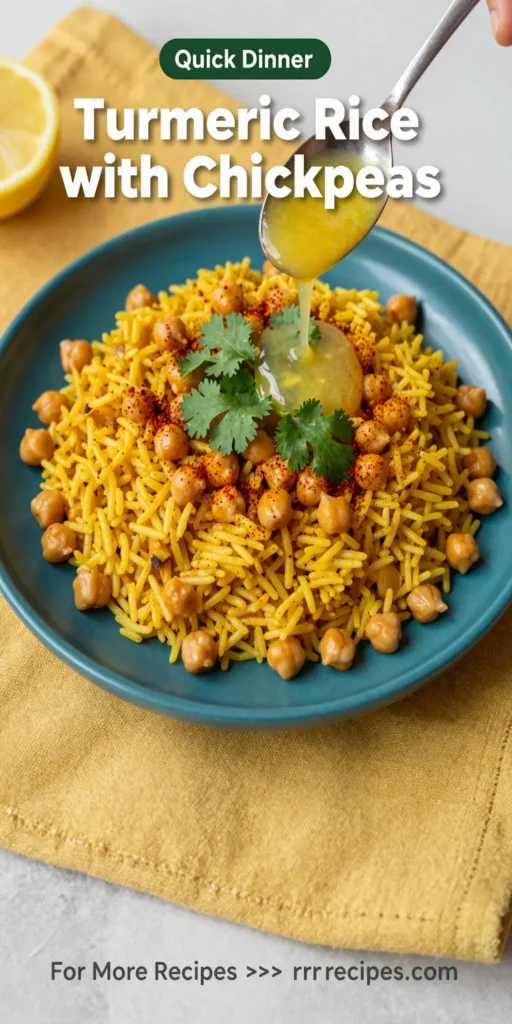 Turmeric Rice with Chickpeas