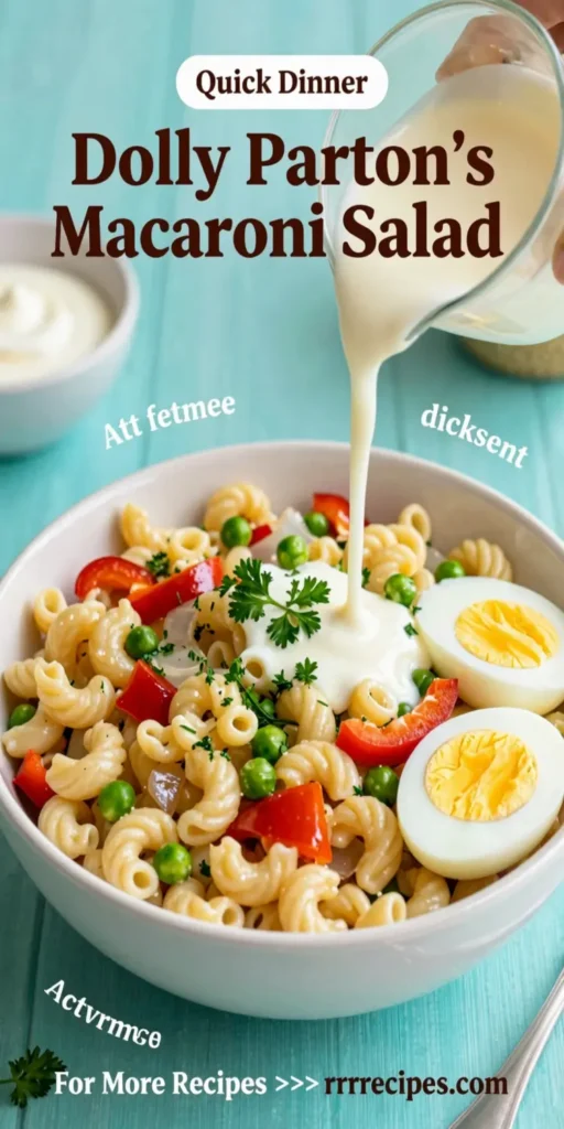 Dolly Parton’s Macaroni Salad