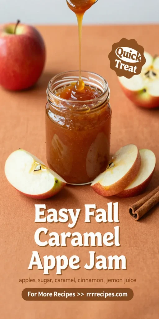 Easy Fall Caramel Apple Jam