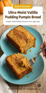 Ultra-Moist Vanilla Pudding Pumpkin Bread