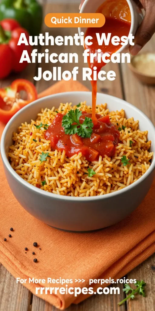 Authentic West African Jollof Rice
