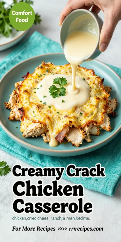 Creamy Crack Chicken Casserole