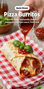 Pizza Burritos (Oven Baked or Air Fried)