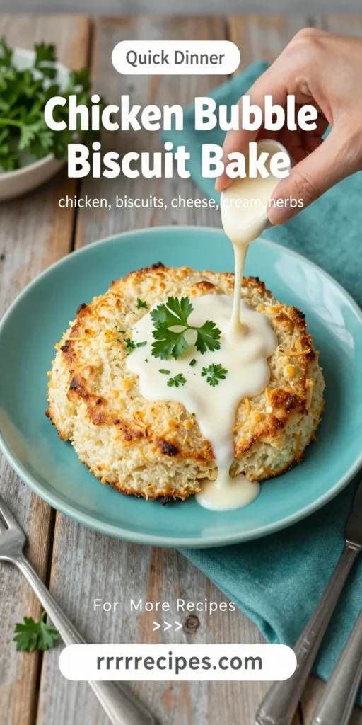 Chicken Bubble Biscuit Bake