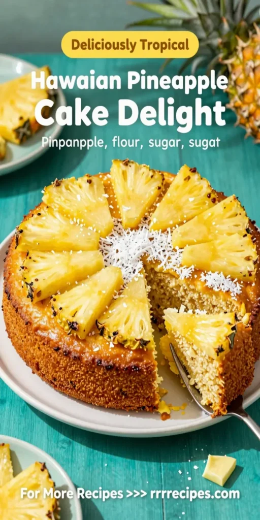 Hawaiian Pineapple Cake Delight