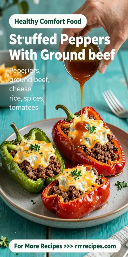 Stuffed Peppers With Ground Beef