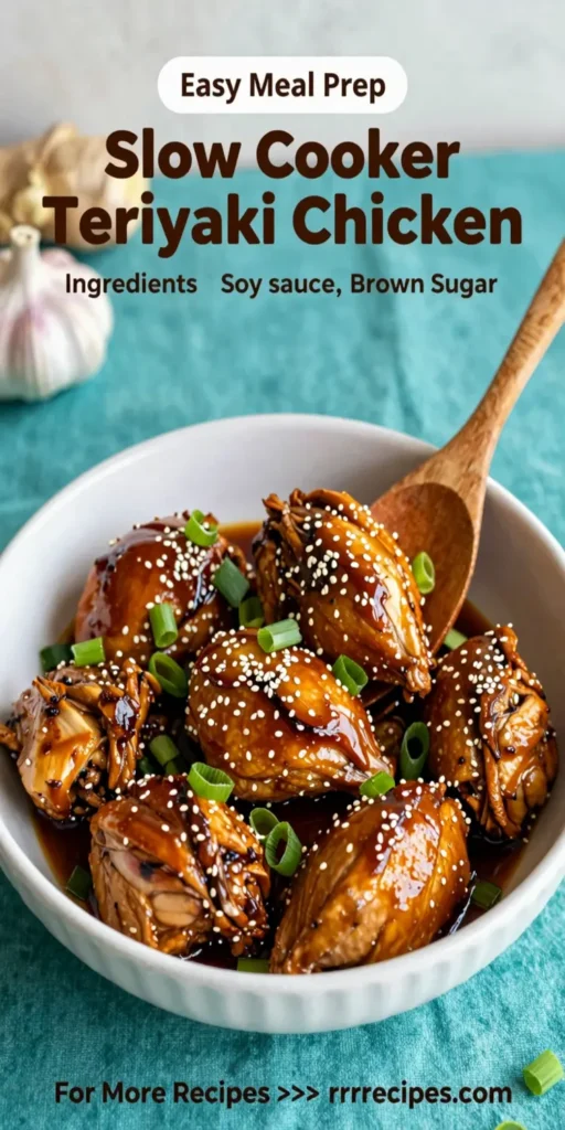 Slow Cooker Teriyaki Chicken
