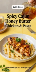 Spicy Cajun Honey Butter Chicken & Pasta