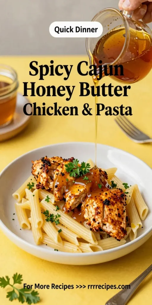 Spicy Cajun Honey Butter Chicken & Pasta