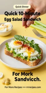 Quick 10-Minute Egg Salad Sandwich
