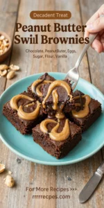 Peanut Butter Swirl Brownies