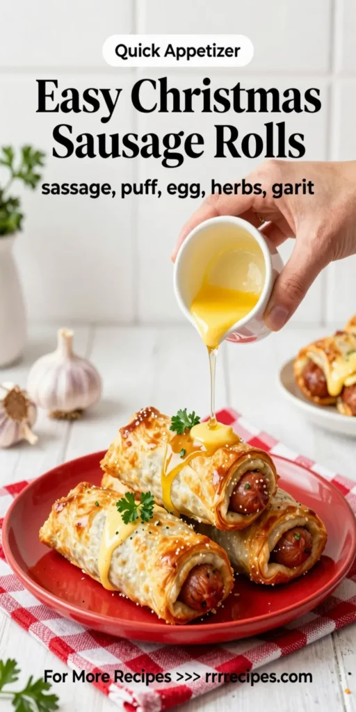 Easy Christmas Sausage Rolls