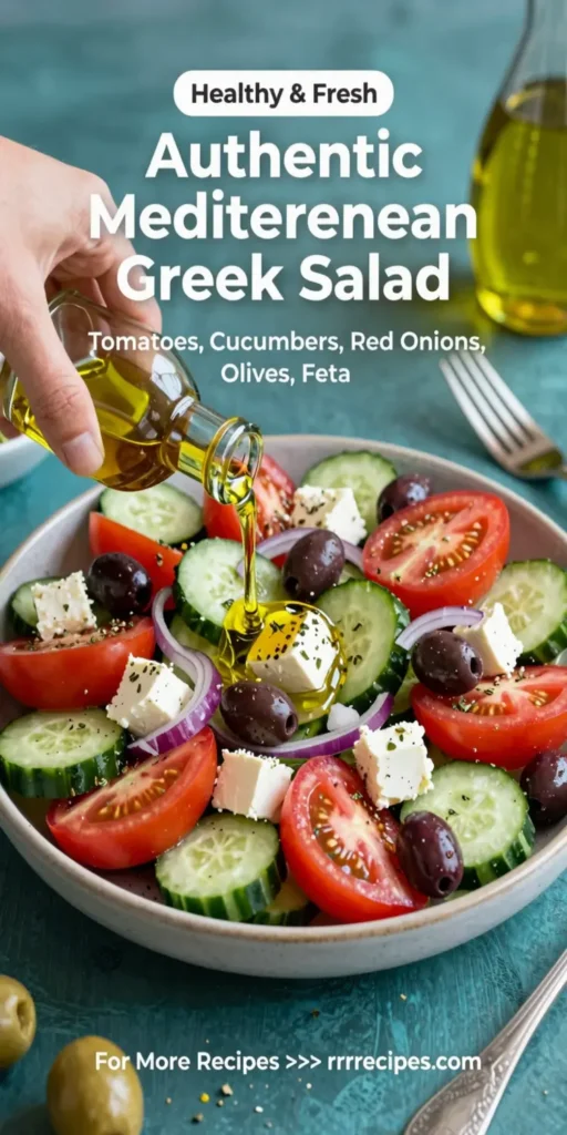 Authentic Mediterranean Greek Salad