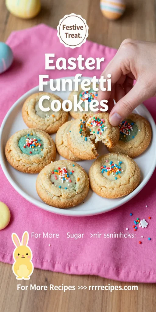 Easter Funfetti Cookies