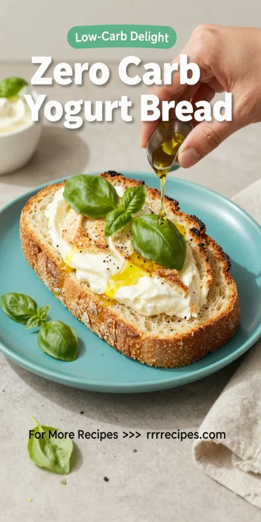 Zero Carb Yogurt Bread