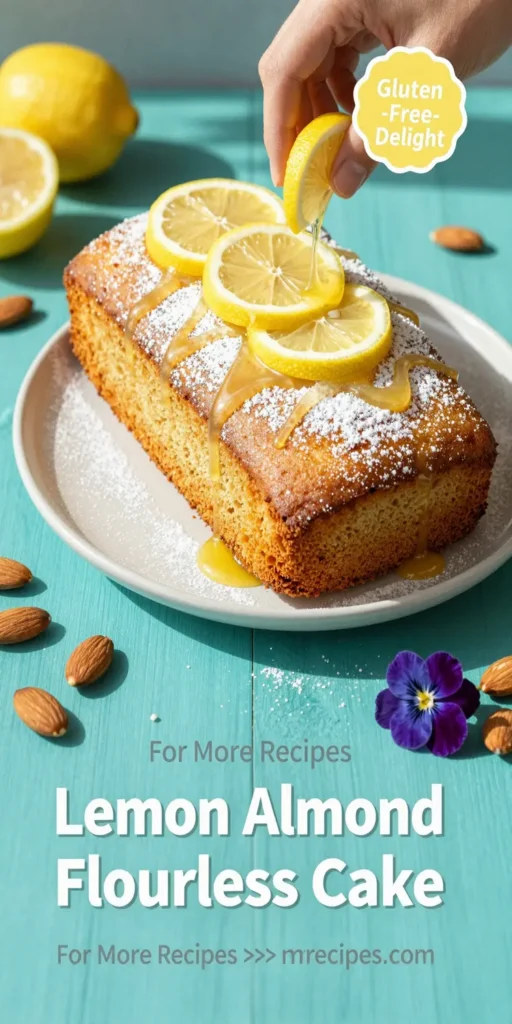 Lemon Almond Flourless Cake