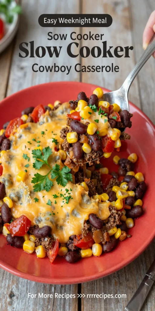 Slow Cooker Cowboy Casserole