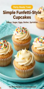 Simple Funfetti-Style Cupcakes
