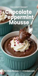 Chocolate Peppermint Mousse