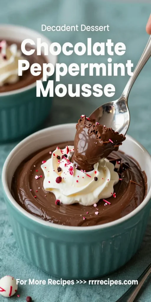 Chocolate Peppermint Mousse