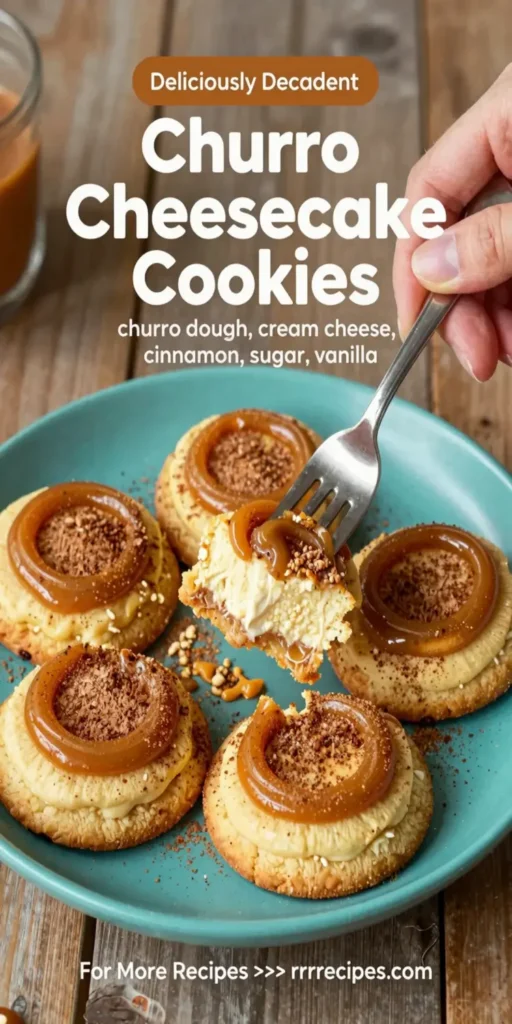 Churro Cheesecake Cookies