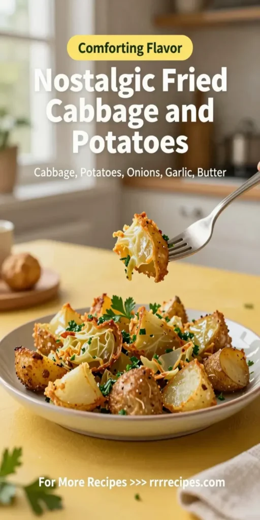 Nostalgic Fried Cabbage and Potatoes