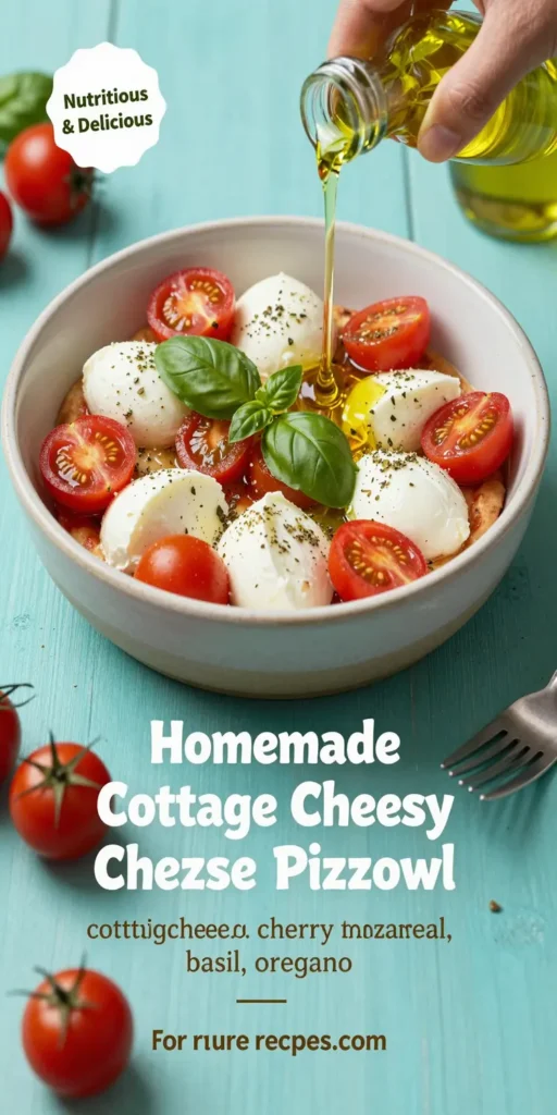 Homemade Cottage Cheese Pizza Bowl