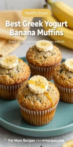 Best Greek Yogurt Banana Muffins