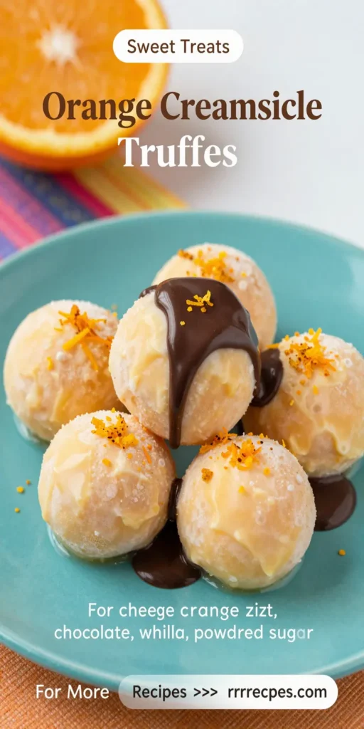 Orange Creamsicle Truffles
