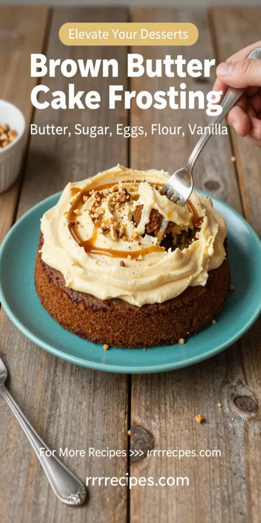 Brown Butter Cake Frosting