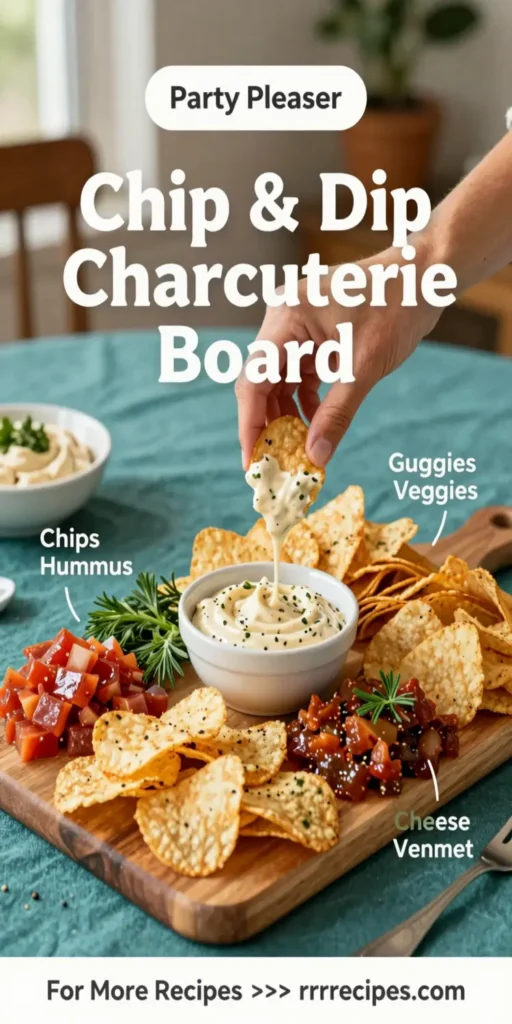 Chip & Dip Charcuterie Board