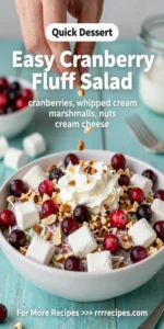 Easy Cranberry Fluff Salad