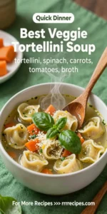 Best Veggie Tortellini Soup