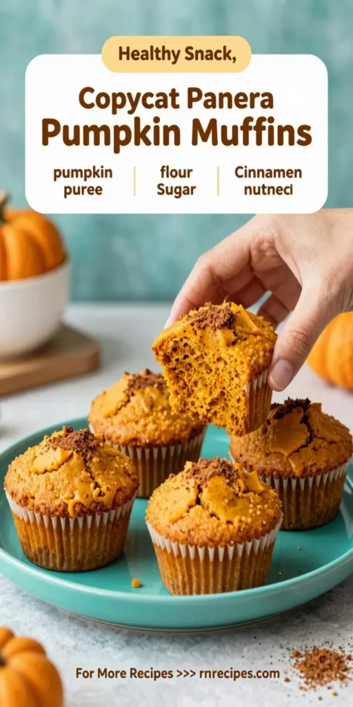 Copycat Panera Pumpkin Muffins