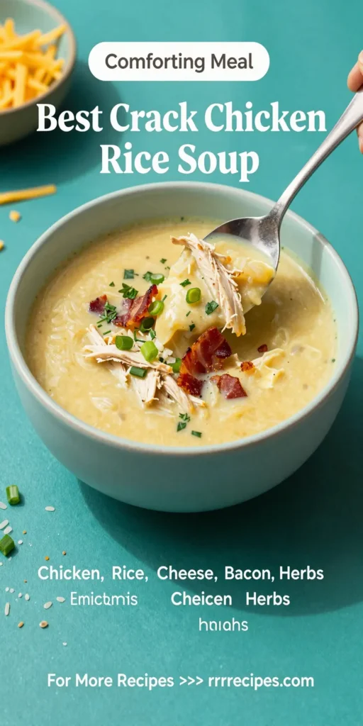 Best Crack Chicken Rice Soup
