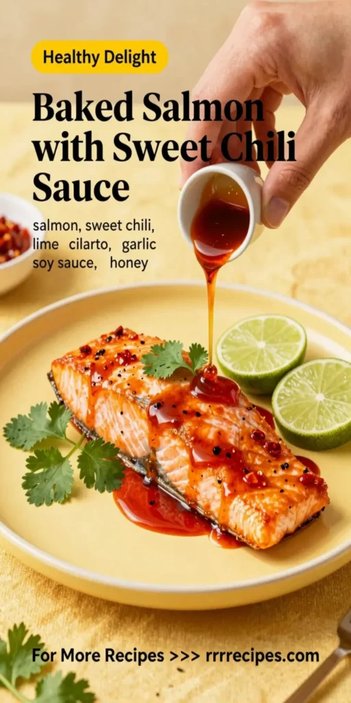 Baked Salmon with Sweet Chili Sauce