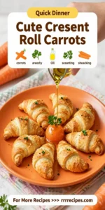 Cute Crescent Roll Carrots