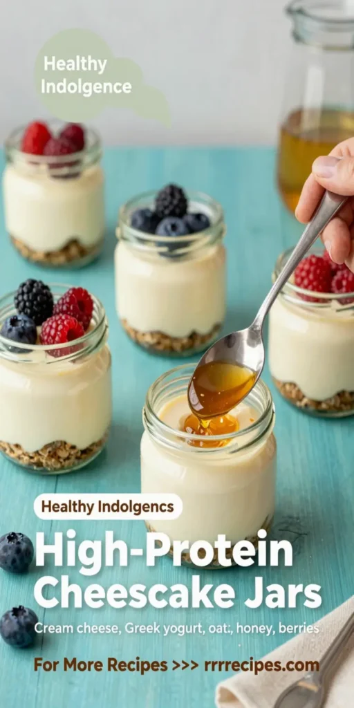 High-Protein Cheesecake Jars
