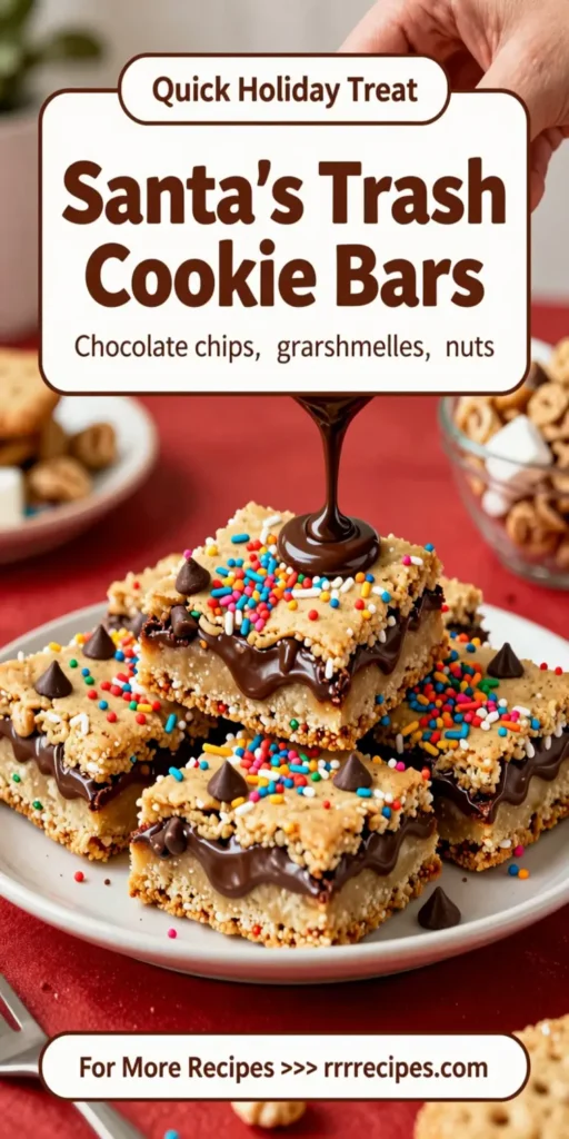 Santa's Trash Cookie Bars