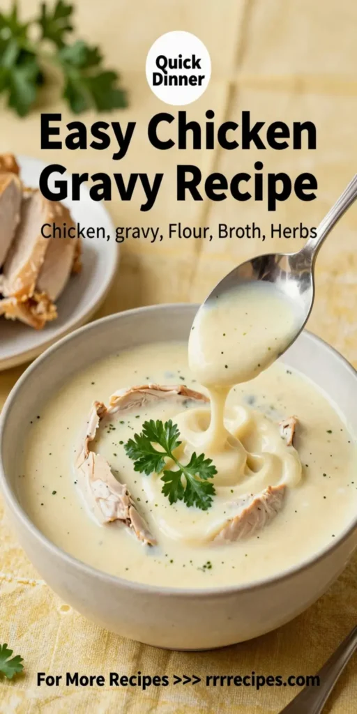 Easy Chicken Gravy Recipe