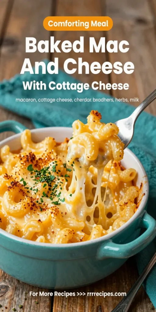 Baked Mac And Cheese With Cottage Cheese