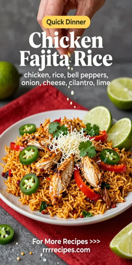 Chicken Fajita Rice